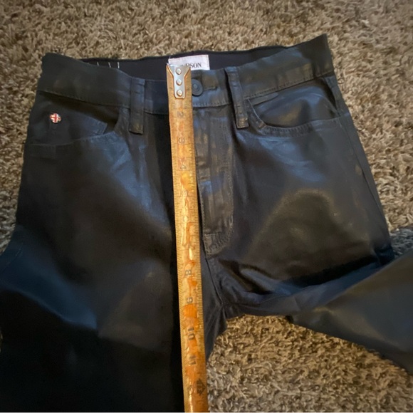 Hudson Blair High Rise Boot Cut Coated Jeans size 23 000 29.5 inseam ~ 9 rise - Picture 11 of 14